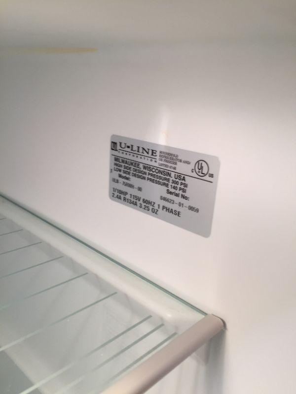Photo 3 of uline household fridge white 75r