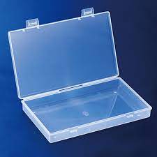 Photo 1 of 8 pack of clear storage boxes 5 x 7"