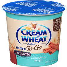 Photo 1 of Cream of Wheat, Hot Cereal to Go, Cinnabon, 2.29 Ounce (Pack of 6)
BEST BY: 01/04/2022