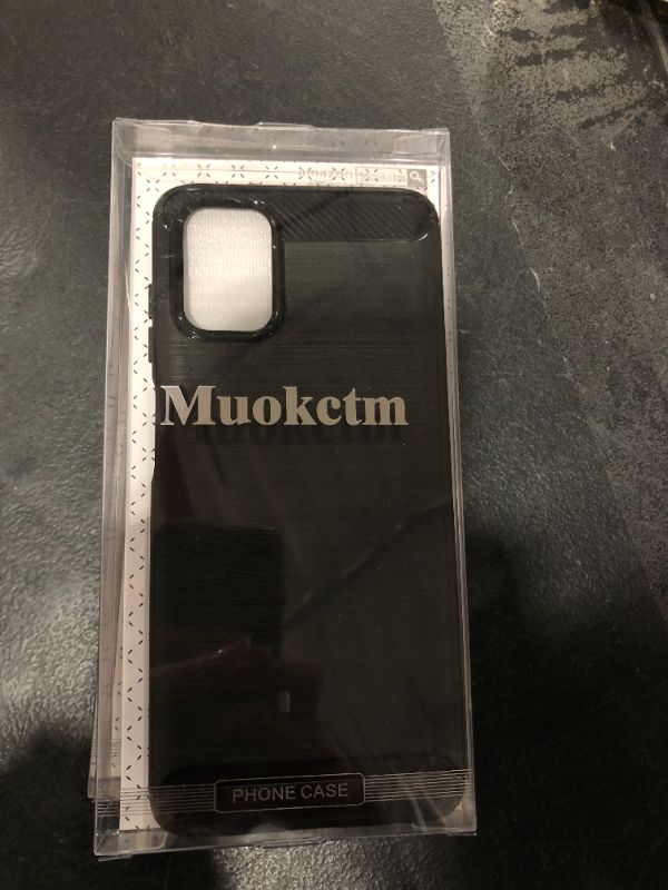 Photo 2 of Muokctm for Motorola Moto g9 Plus Case, Slim Soft TPU Protective Rubber Bumper Case Cover for Moto g9 Plus Phone (Black)
2 PACK