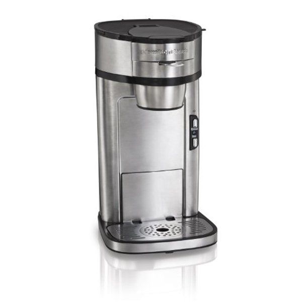 Photo 1 of Hamilton Beach Scoop Single Serve Coffee Maker, Fast Brewing, Stainless Steel 