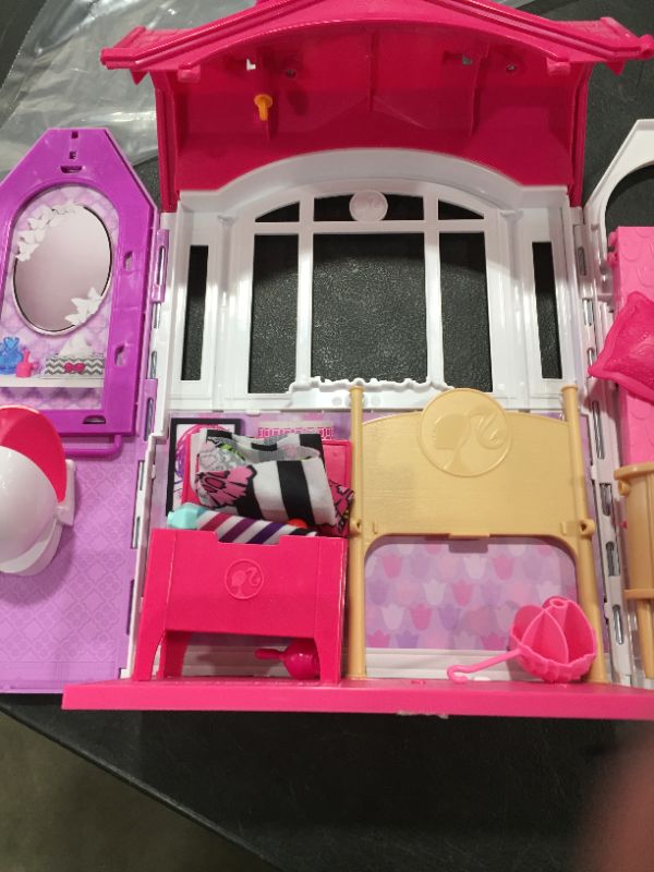 Photo 2 of Portable Barbie House and Accessories 