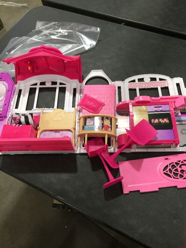 Photo 1 of Portable Barbie House and Accessories 