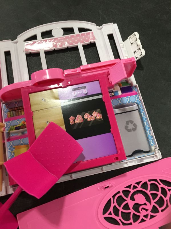 Photo 1 of Portable Barbie House and Accessories 
