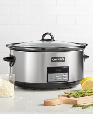 Photo 1 of Crock-Pot Digital Slow Cooker - 8 qt - Black Stainless