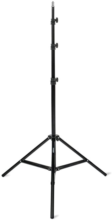 Photo 1 of Fovitec 7'6" Spring Cushioned Collapsible Light Stand for Speedlight and Off-Camera Flash Photography, Photo Studio and Video Lights, Reflectors,...
