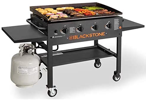 Photo 1 of Blackstone 4-Burner 36" Griddle Cooking Station with Side Shelves