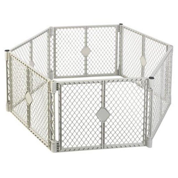 Photo 1 of  Grey 6 Panel Play Gate