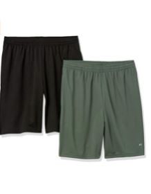 Photo 1 of Amazon Essentials Men’s 2-Pack Loose-Fit Performance Shorts
