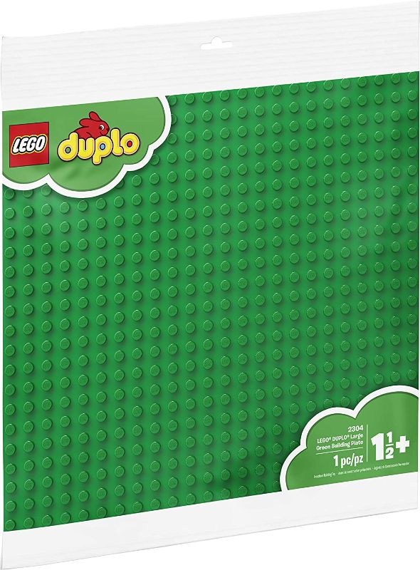 Photo 1 of LEGO DUPLO Creative Play Large Green Building Plate 2304 Building Kit (1 Piece)
