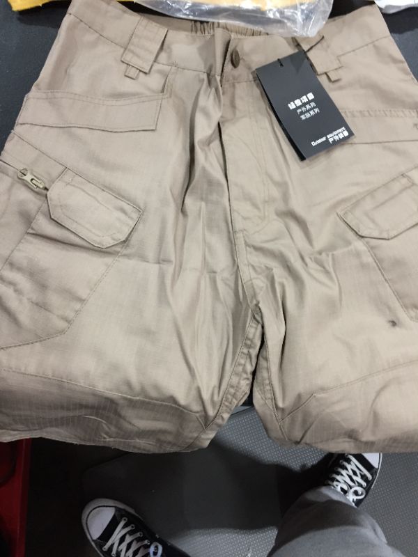 Photo 1 of KHAKI CARGO SHORTS (SIZE SMALL)