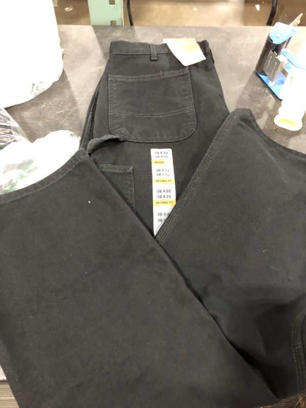 Photo 2 of Carhartt Men's Washed Duck Work Dungaree Pant 38 X 32