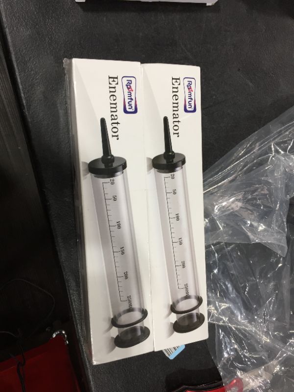 Photo 1 of 250ml Vaginal Anal Cleaning Douche Enema Kit Enemator Syringe Injector 2 PACK 
