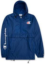 Photo 1 of Champion Jacket Mens Big and Tall Hoodie Anorak Windbreaker Men Rain Jacket SIZE XLT 