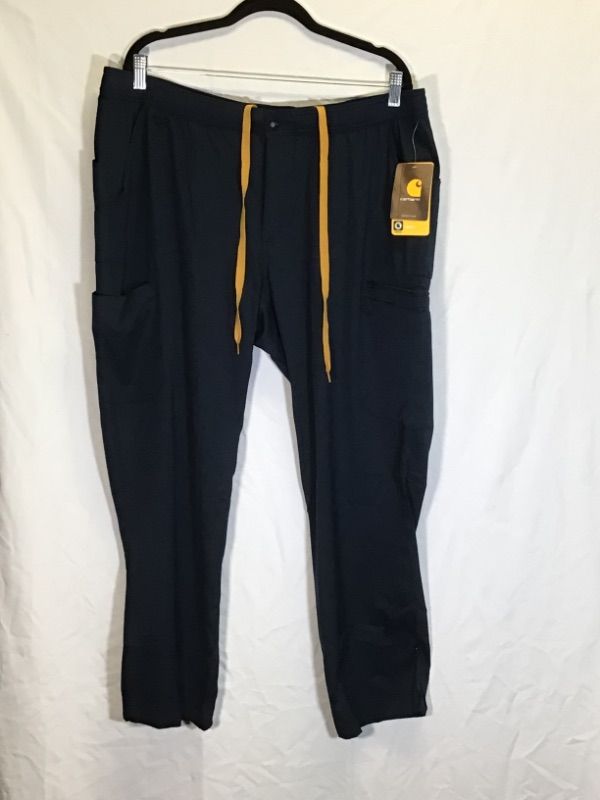 Photo 1 of CARHARTT LIGHTWIEGHT ATHLETIC PANT 5 POCKET- COLOR NAVY BLUE- SIZE SHORT XL