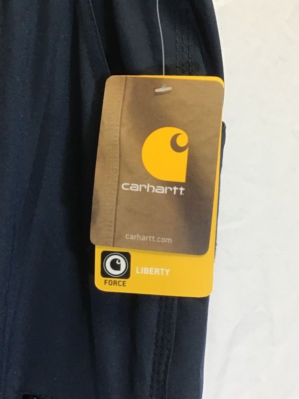 Photo 2 of CARHARTT LIGHTWIEGHT ATHLETIC PANT 5 POCKET- COLOR NAVY BLUE- SIZE SHORT XL