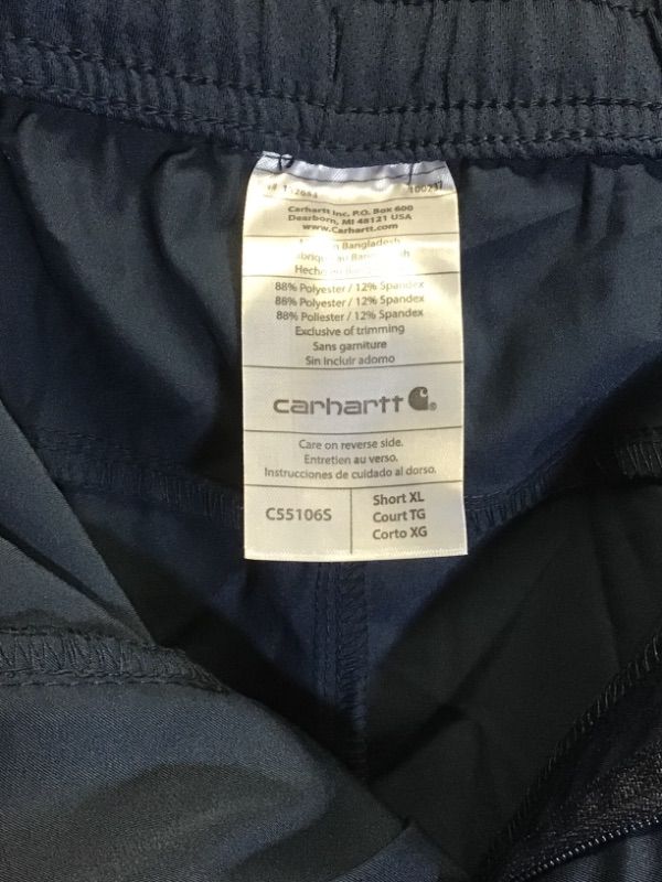 Photo 3 of CARHARTT LIGHTWIEGHT ATHLETIC PANT 5 POCKET- COLOR NAVY BLUE- SIZE SHORT XL