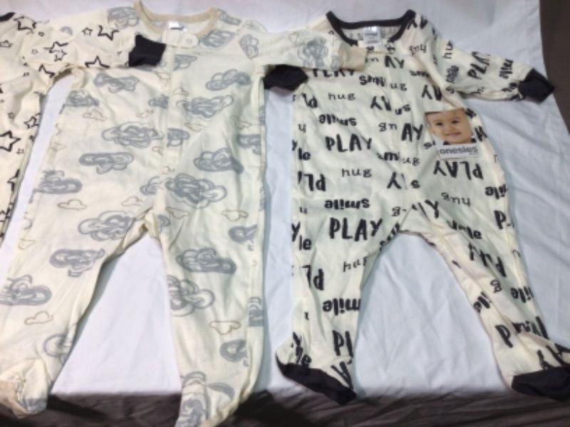 Photo 4 of 4 PACK BABY ONESIES- SIZE 3-6 MONTHS