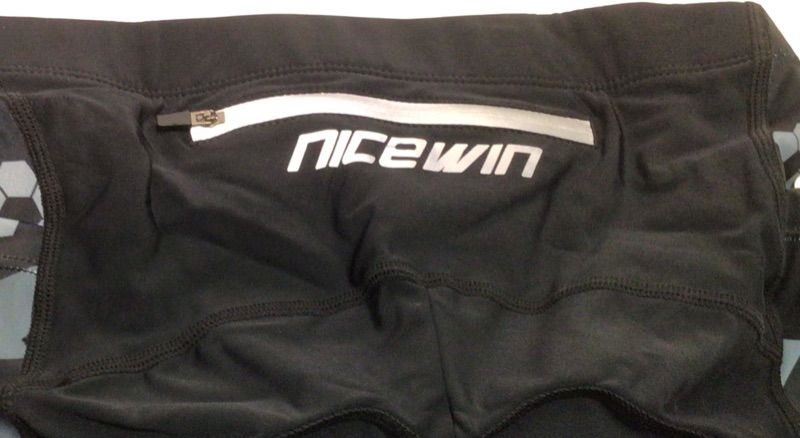 Photo 3 of NICEWIN BICYCLE SHORTS- BLACK WITH REFLECTIVE GRAY- PADS INSIDE- SIZE MEN'S MEDIUM NICEWIN MENS PADDED MOUNTAIN BIKE SHORTS LIGHTWEIGHT BREATHABLE RIDING CYCLING MTB HALF PANTS WITH POCKETS
