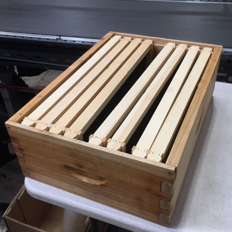 Photo 2 of 8 Frame 2 Layers Complete Box Kit w/Heavy Wax Coated Deep Brood Box Waterproof