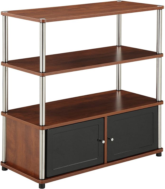 Photo 1 of Convenience Concepts Designs2Go Highboy TV Stand, Black