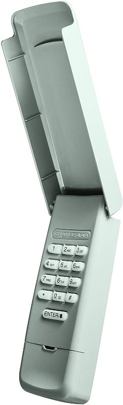 Photo 1 of Chamberlain Group G940EV-P2 Chamberlain/LiftMaster/Craftsman 940EV-P2 Keyless Entry, Security +2.0 Compatible Garage Door Opener Keypad, Grey