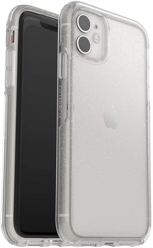 Photo 1 of OtterBox Symmetry Clear Series Case for iPhone 11 - Stardust (Silver Flake/Clear)