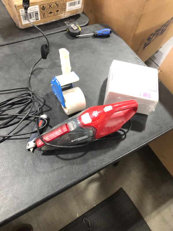 Photo 2 of Dirt Devil Scorpion Handheld Vacuum Cleaner, Corded, Small, Dry Hand Held Vac With Cord, SD20005RED, Red (Design Might Vary)