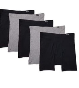 Photo 1 of Hanes Men's Tagless Boxer Briefs with Fabric-Covered Waistband-Multiple Packs Available- SMALL