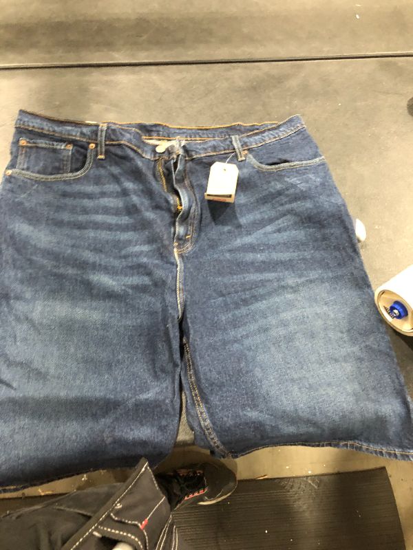 Photo 1 of Levi's Men's 569 Loose Straight Denim Shorts - Big and Tall 44