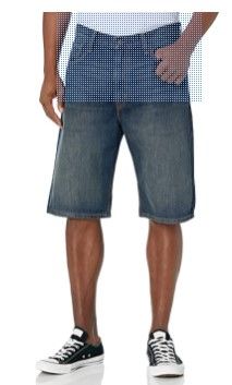 Photo 1 of Levi's Men's 569 Loose Straight Denim Shorts - Big and Tall 44
