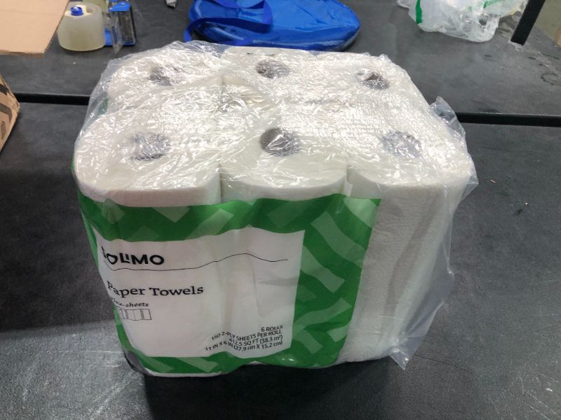 Photo 2 of Amazon Brand - Solimo Basic Flex-Sheets Paper Towels