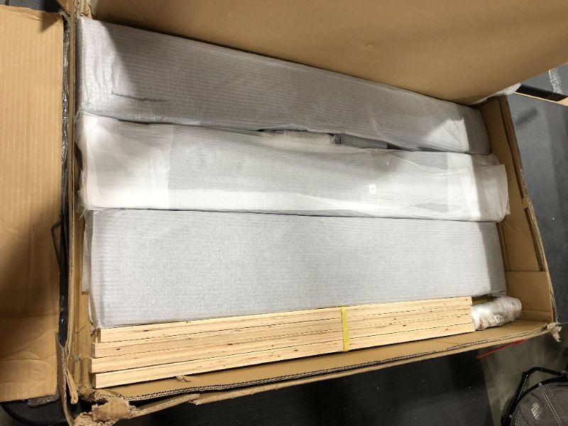 Photo 1 of 103T Twin Light Grey Bed frame 