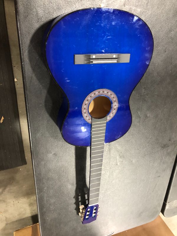 Photo 1 of 38 inch youth Blue Guitar 
