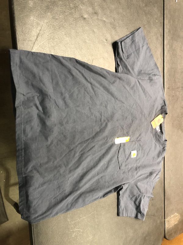 Photo 3 of Carhartt Workwear Pocket Short-Sleeve T-Shirt for Men - Bluestone - L