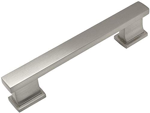 Photo 1 of 25 Pack - Cosmas 702-4SN Satin Nickel Contemporary Cabinet Hardware Handle Pull - 4" Inch Hole Centers
