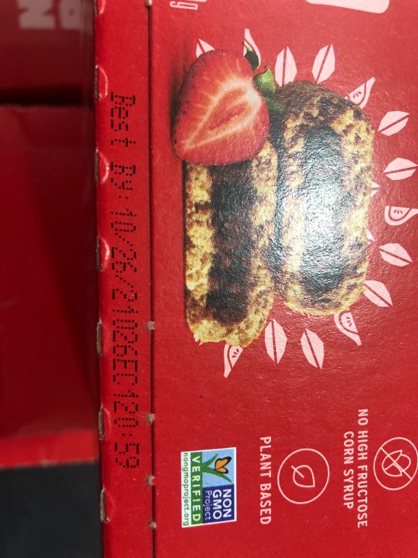 Photo 2 of Nature's Bakery Whole Wheat Fig Bars, Strawberry - 12 pack, 2 oz each