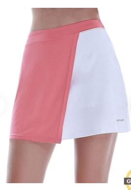 Photo 1 of COOrun Women's Golf Tennis Skirt Running Workout Athletic Skort with Pockets Color Block Active Sports Mini Skirts Large
