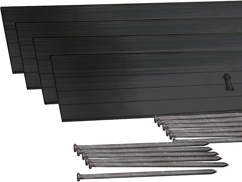 Photo 1 of Dimex EasyFlex Aluminum Landscape Edging Project Kit, Will Not Rust Like Steel, Black (1806BK-24C)