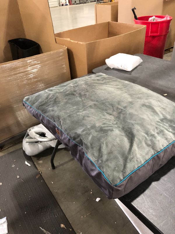 Photo 1 of Bedsure Large soft Foam Dog Bed - Washable Dog Crate Mat with Removable Cover and Waterproof Liner - Plush Flannel Fleece Top with Nonskid Bottom for Medium, Large