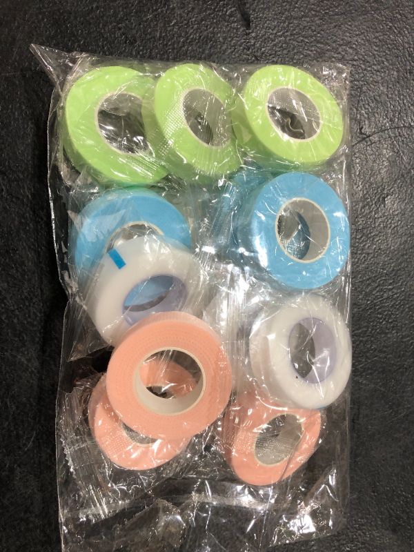 Photo 1 of 12 Rolls of different color medical Tape 