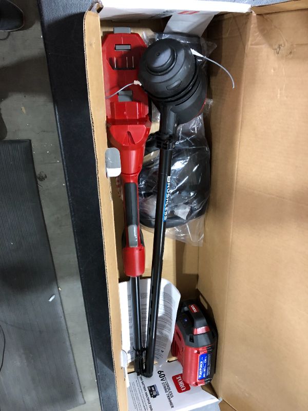 Photo 2 of 60-Volt Max Lithium-Ion Brushless Cordless 15 in. / 13 in. String Trimmer - Battery and Charger Not Included
