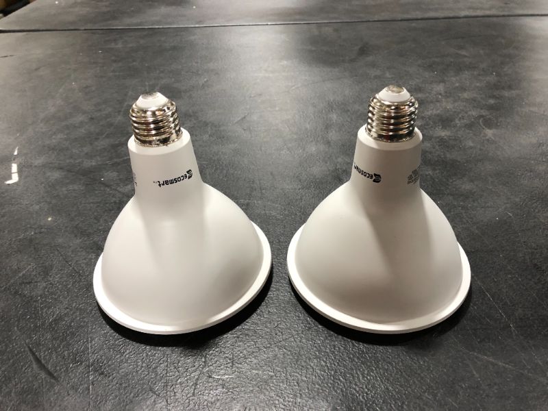 Photo 2 of 150-Watt Equivalent PAR38 Dimmable Flood LED Light Bulb Daylight (2-Pack)
