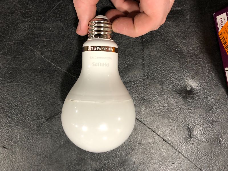 Photo 2 of Color and Tunable White A21 LED 100-Watt Equivalent Dimmable Smart Wi-Fi Wiz Connected Wireless LED Light Bulb
