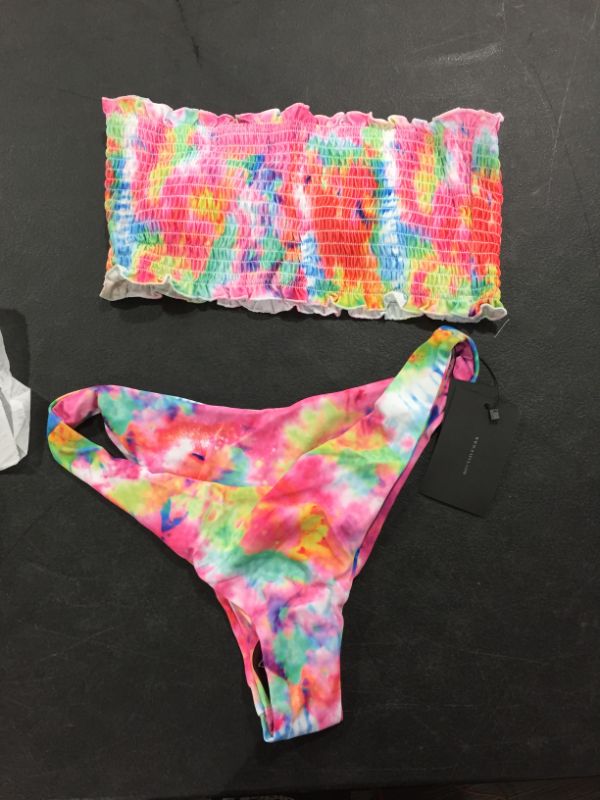 Photo 1 of 2 piece multicolored bikini 