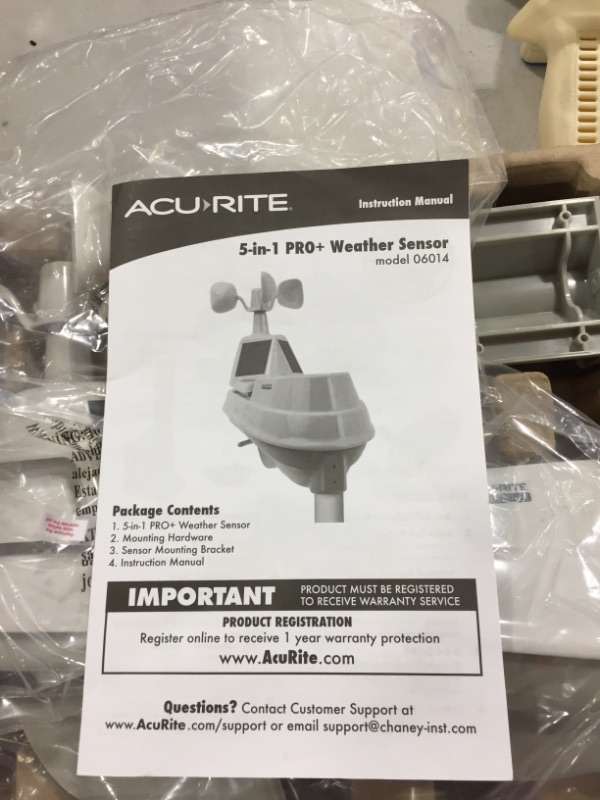 Photo 2 of AcuRit 5 IN 1 PRO+ WEATHER SENSOR  06004M