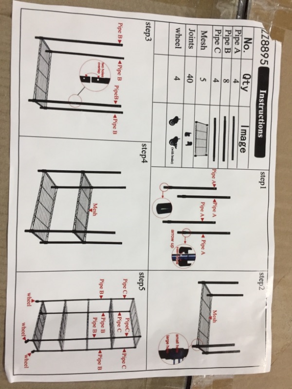 Photo 1 of Black Rack for Storage 