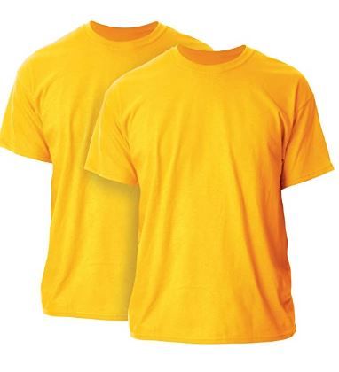 Photo 1 of Gildan Men's Ultra Cotton T-Shirt, Style G2000
2 pack yellow
size medium