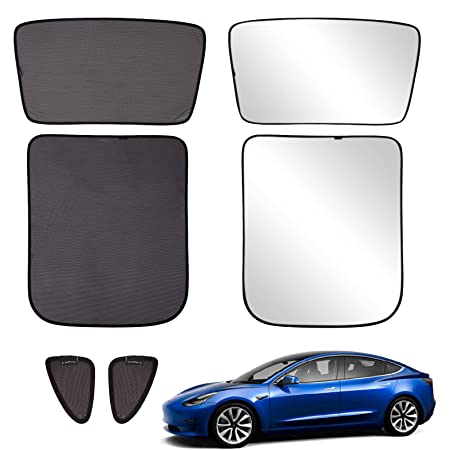 Photo 1 of 2021 Tesla Model 3 Accessories Glass Roof Sunshade Sunroof Rear Window Sunshade Compatible for Tesla Model 3