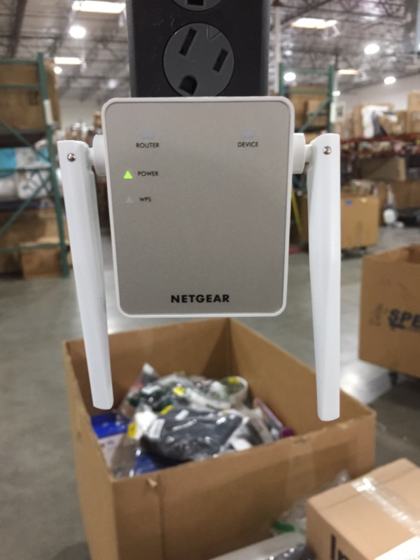 Photo 2 of NETGEAR Wi-Fi Range Extender EX6120 - Coverage Up to 1500 Sq Ft and 25 Devices with AC1200 Dual Band Wireless Signal Booster & Repeater (Up to 1200Mbps Speed), and Compact Wall Plug Design
